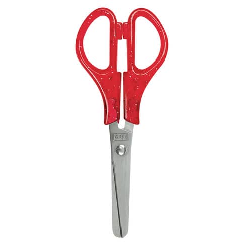 Barattolo di forbici Lebez Snippy Kid 13,5 cm - assortiti glitter - conf. 24 pezzi - 4327